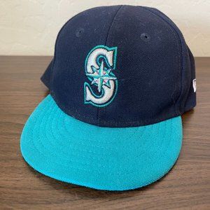 Seattle Mariners MLB BASEBALL NEW ERA 9FIFTY Blue Infant Baby Snapback Cap Hat!